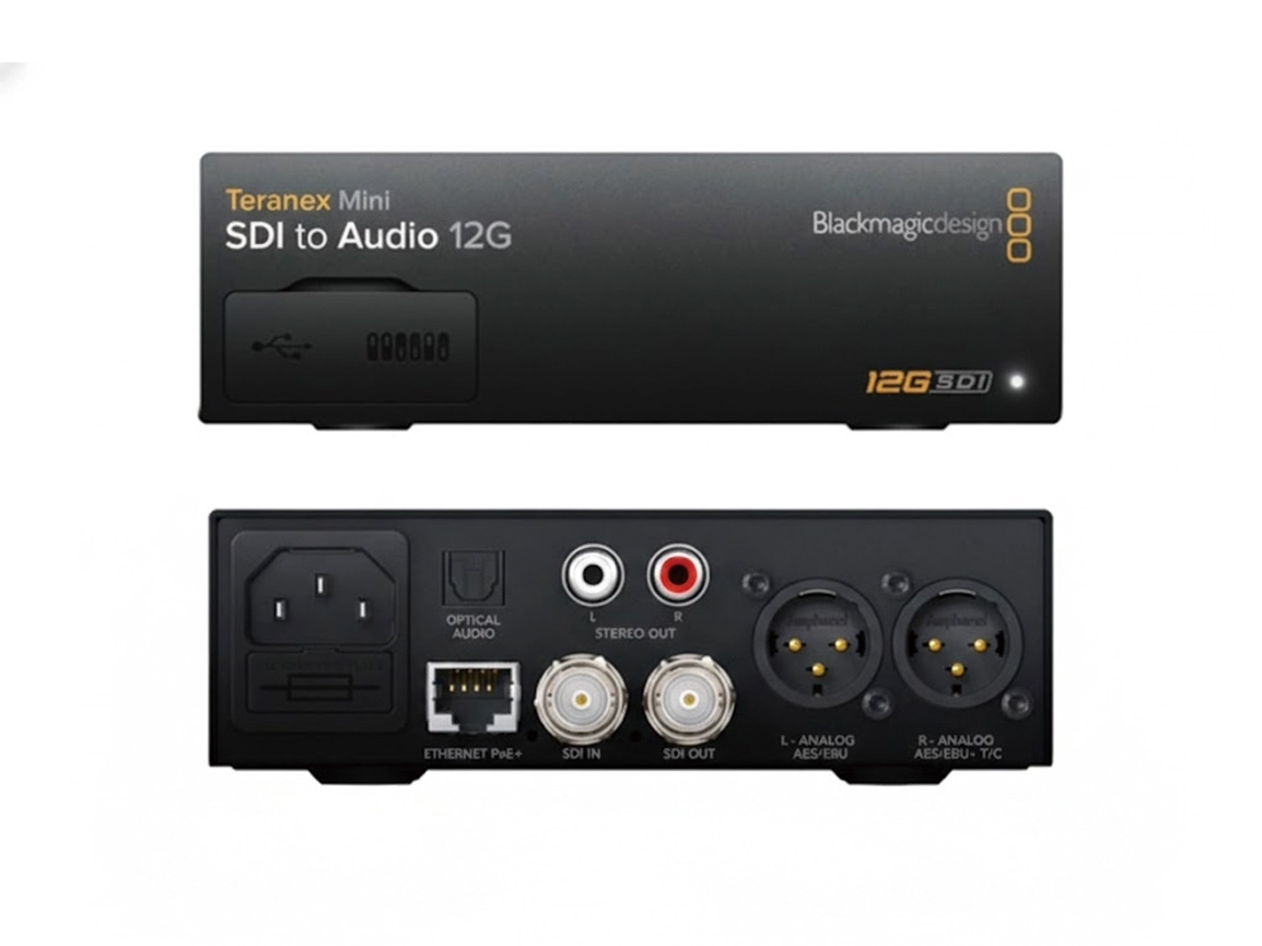 SDIﾃﾞｨｴﾝﾍﾞTeranexMini-SDI to Audio 12G