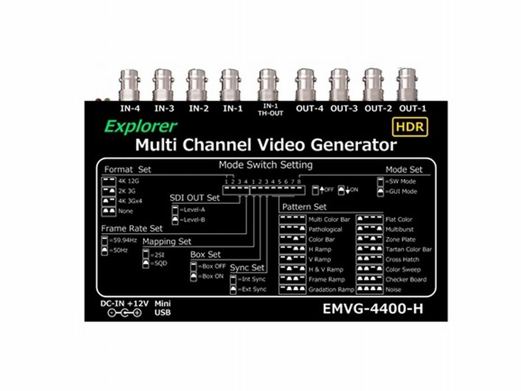 12G-SDI信号発生器(EMVG-4400-H)