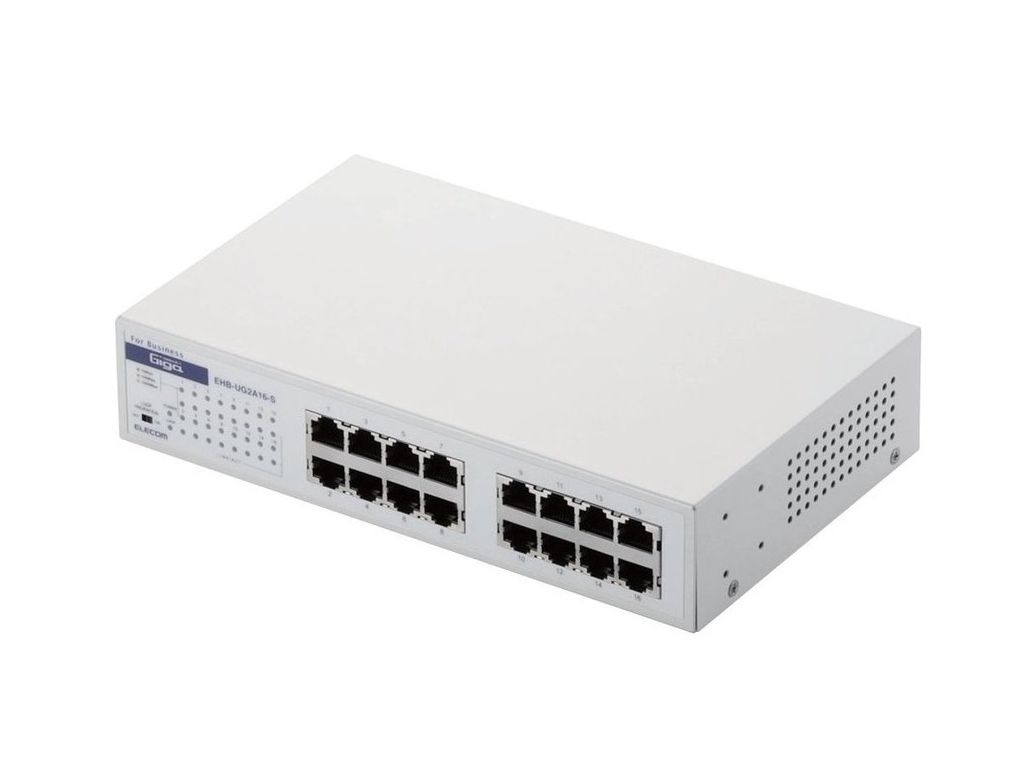 16ポートGbitスイッチングHUB(EHB-UG2A16-S)